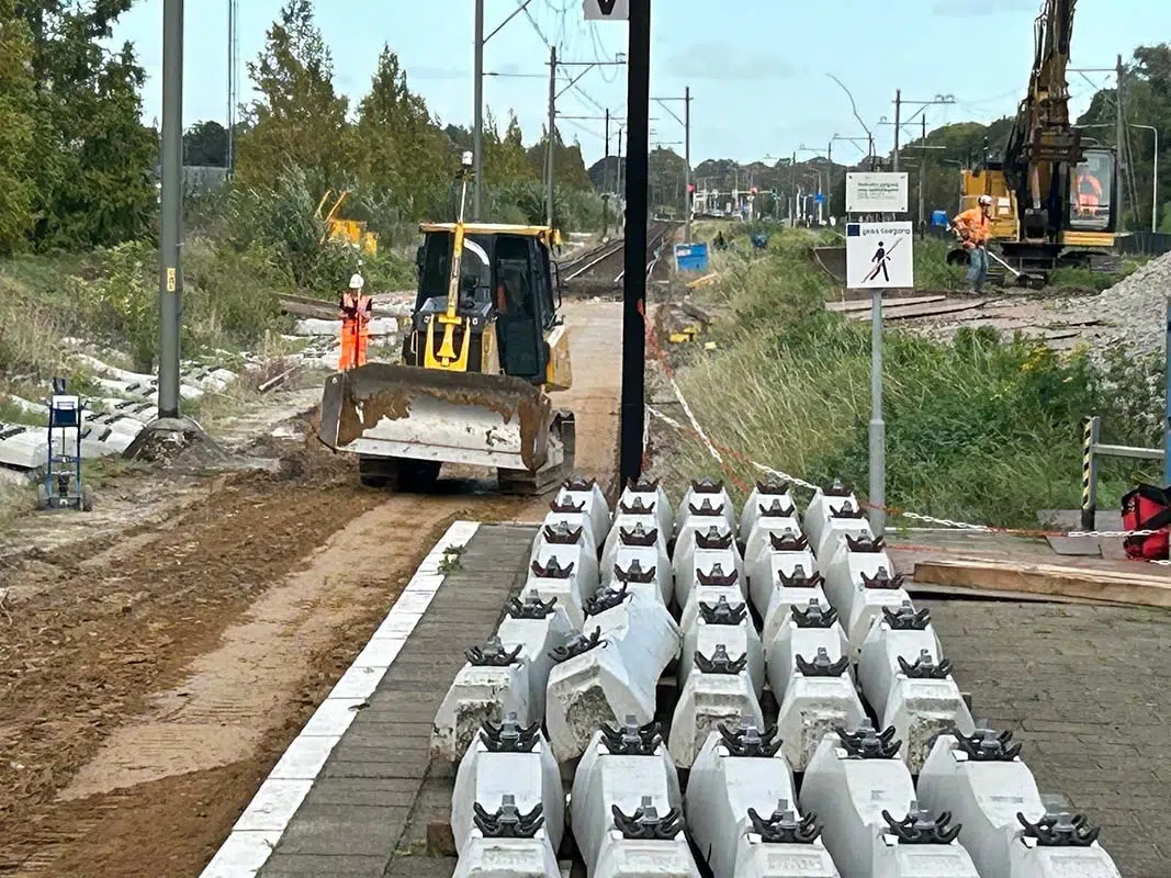 Prosoil egalisatie spoorweg