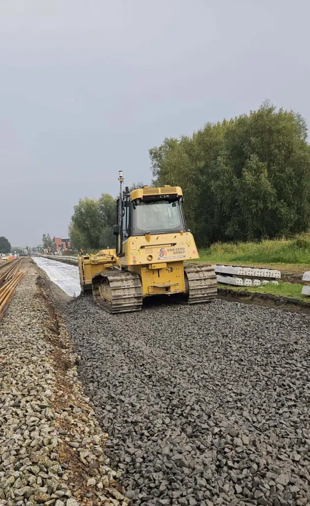 Prosoil egalisatie spoorweg